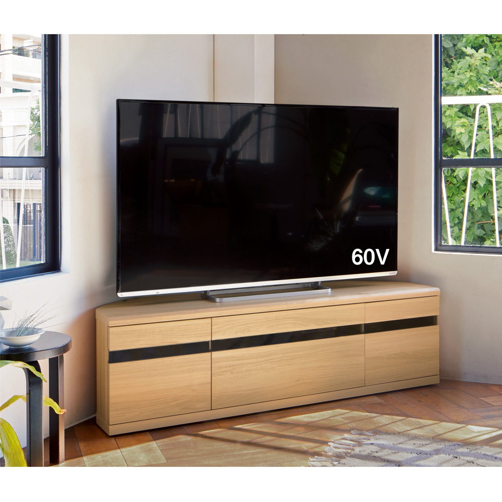 大型テレビが見やすいスイングコーナーテレビ台 幅150cm 通販 - ディノス