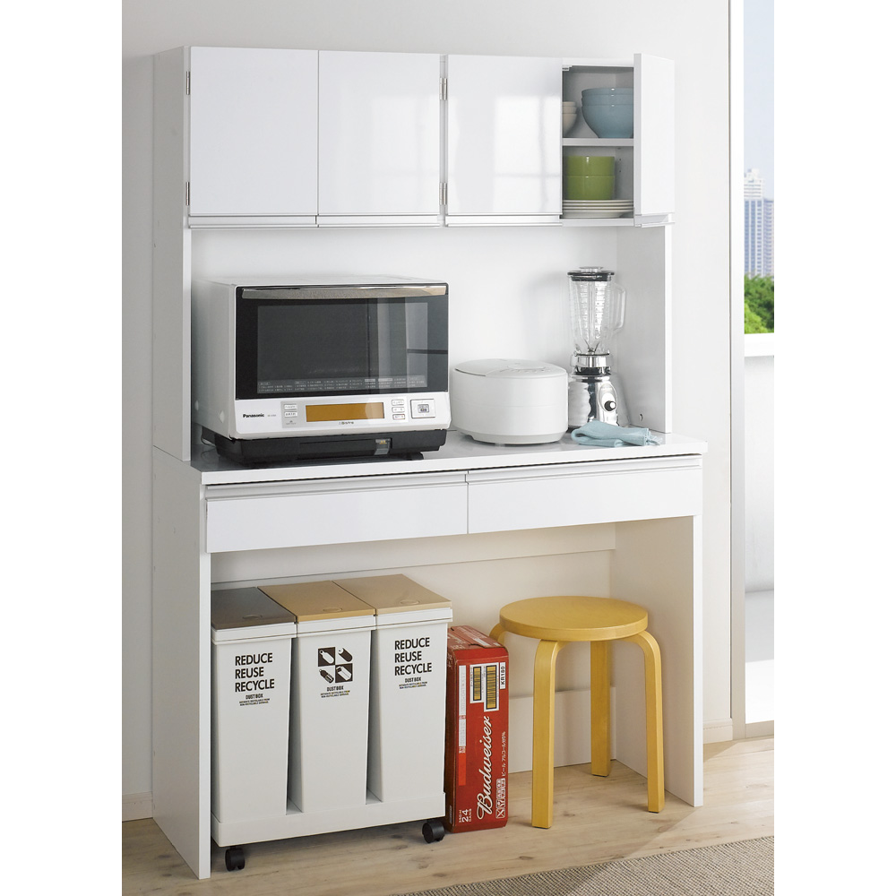 ニトリ キッチンボード カップボード 食器棚 キッチン収納 家電収納 サイズ90