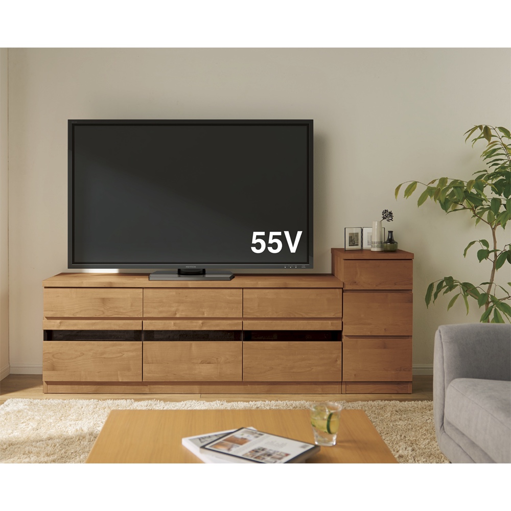 dショッピング 天然木調テレビ台シリーズ ハイタイプテレビ台 幅159.5高さ60cm 552206 カテゴリ：リビング収納・テレビ台の