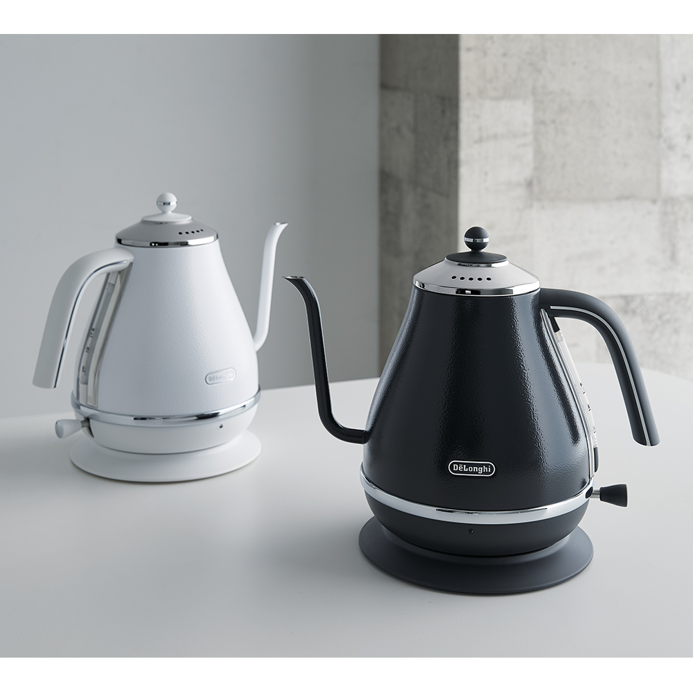 DeLonghi/ デロンギ アイコナ ドリップ電気ケトル【KBOE1220J-W/KBOE1220J-GY】 通販 - ディノス