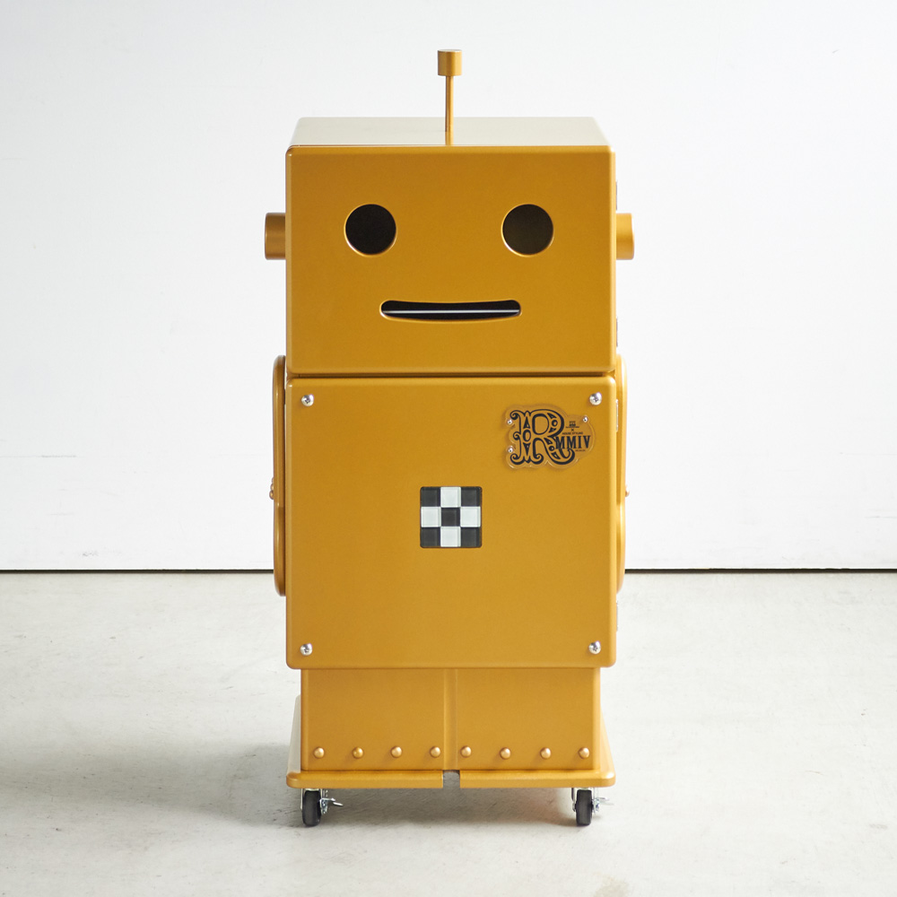 ロビット ROBIT シルバー ロボット型収納家具 子供部屋-