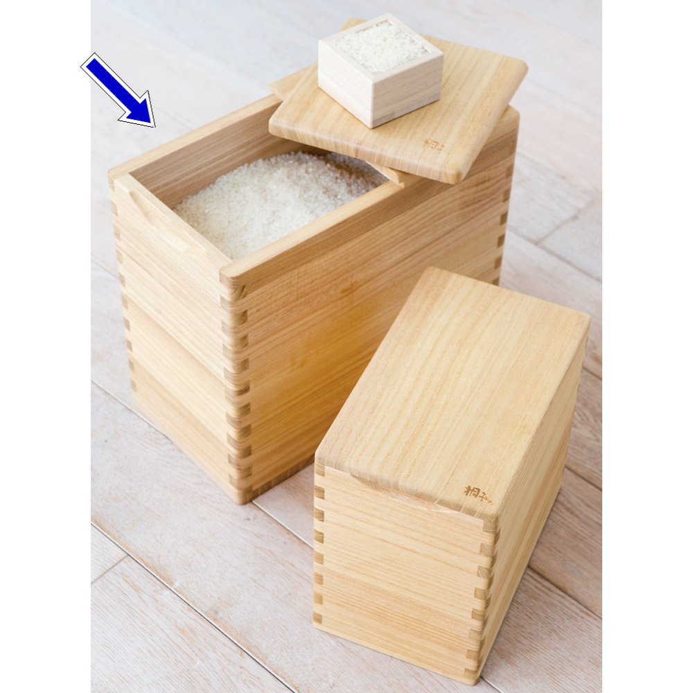 イシモク「桐子モダン」 桐の米びつ 10kg 通販 - ディノス
