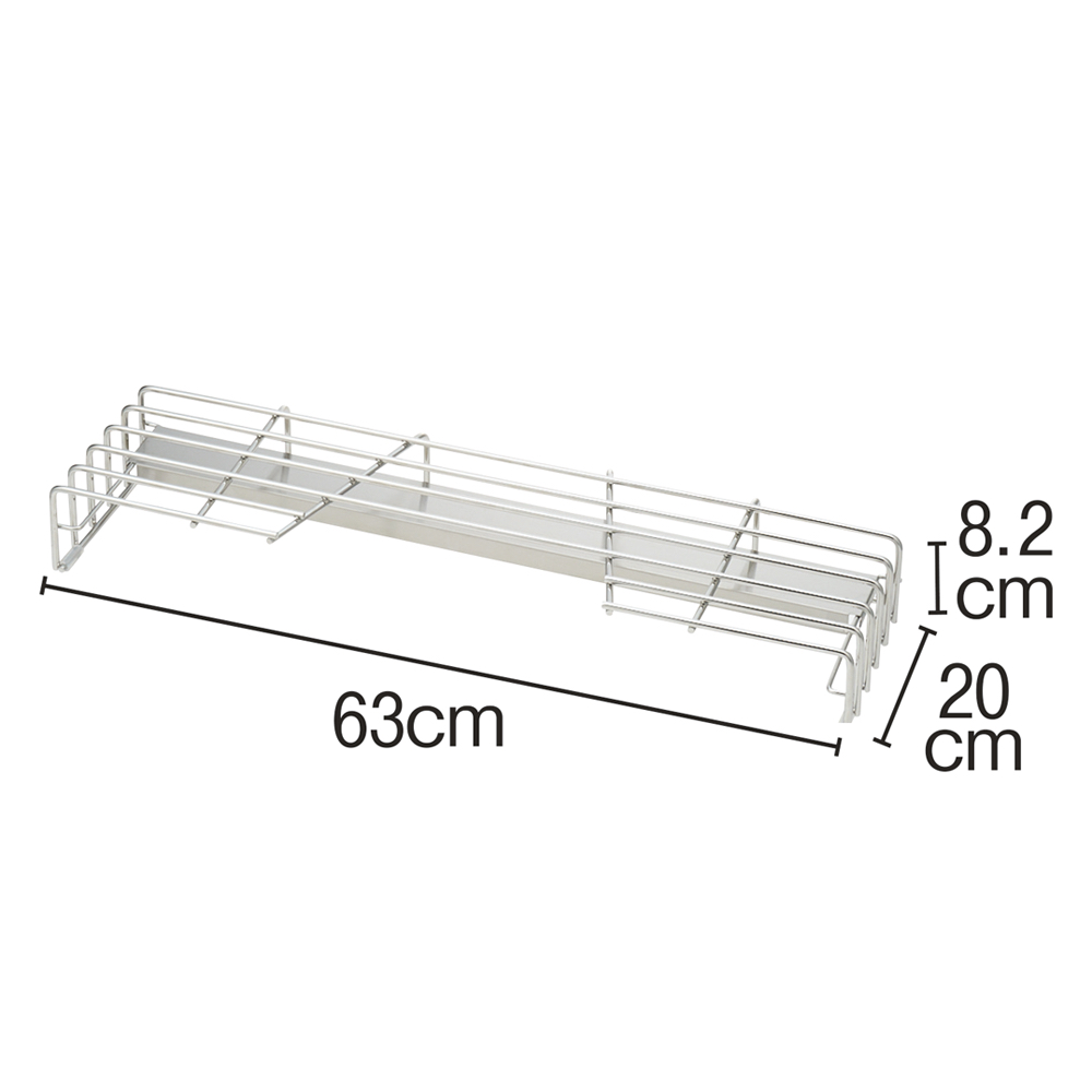 キッチン 家電 キッチン収納 水切り シンク下 コンロまわり収納 スライド排気口カバー付きコンロ奥ラック コンロ幅60cm用 652709 |  カテゴリ：キッチン収納・食品棚の販売できる商品 | ディノス (0311296500806)|ドコモの通販サイト - dショッピング
