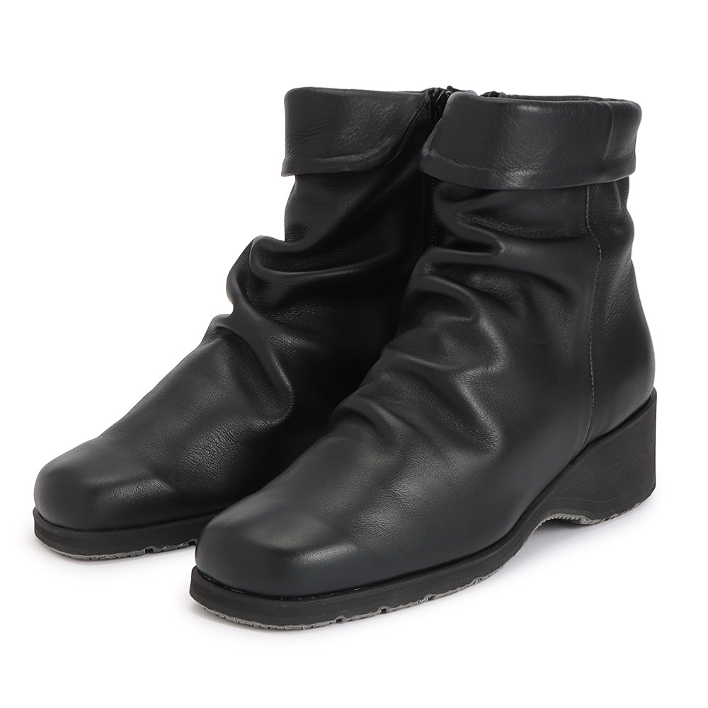 VITA NOVA BARCLAY ヴィタノーバ ショートブーツ 黒 23 - 靴