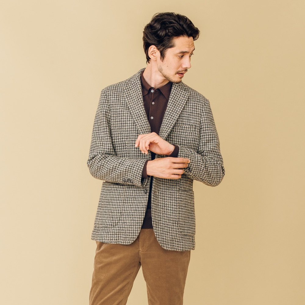 Harris Tweed ウールジャケット 通販 ディノス