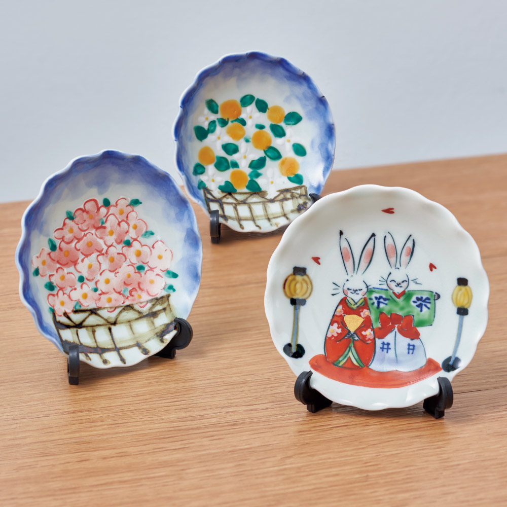 スペイン製 グラススタジオ社 ガラスボール皿 5枚セット - 食器